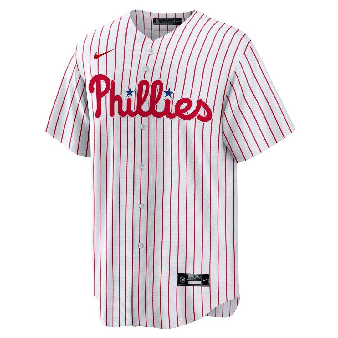Philadelphia Phillies Nike Home Replica Team Jersey - White Team Jersey Sports Fan Apparel