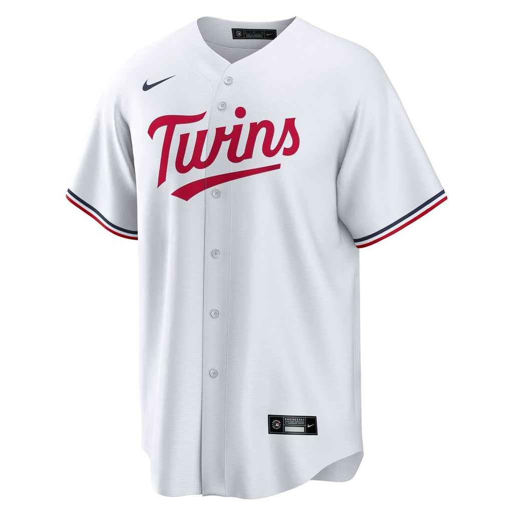 Minnesota Twins Trevor Larnach Nike Home Replica Jersey - White Team Jersey Sports Fan Apparel