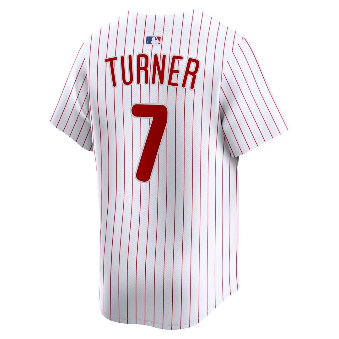 Philadelphia Phillies Trea Turner Nike Home Limited Player Jersey - White Team Jersey Sports Fan Apparel