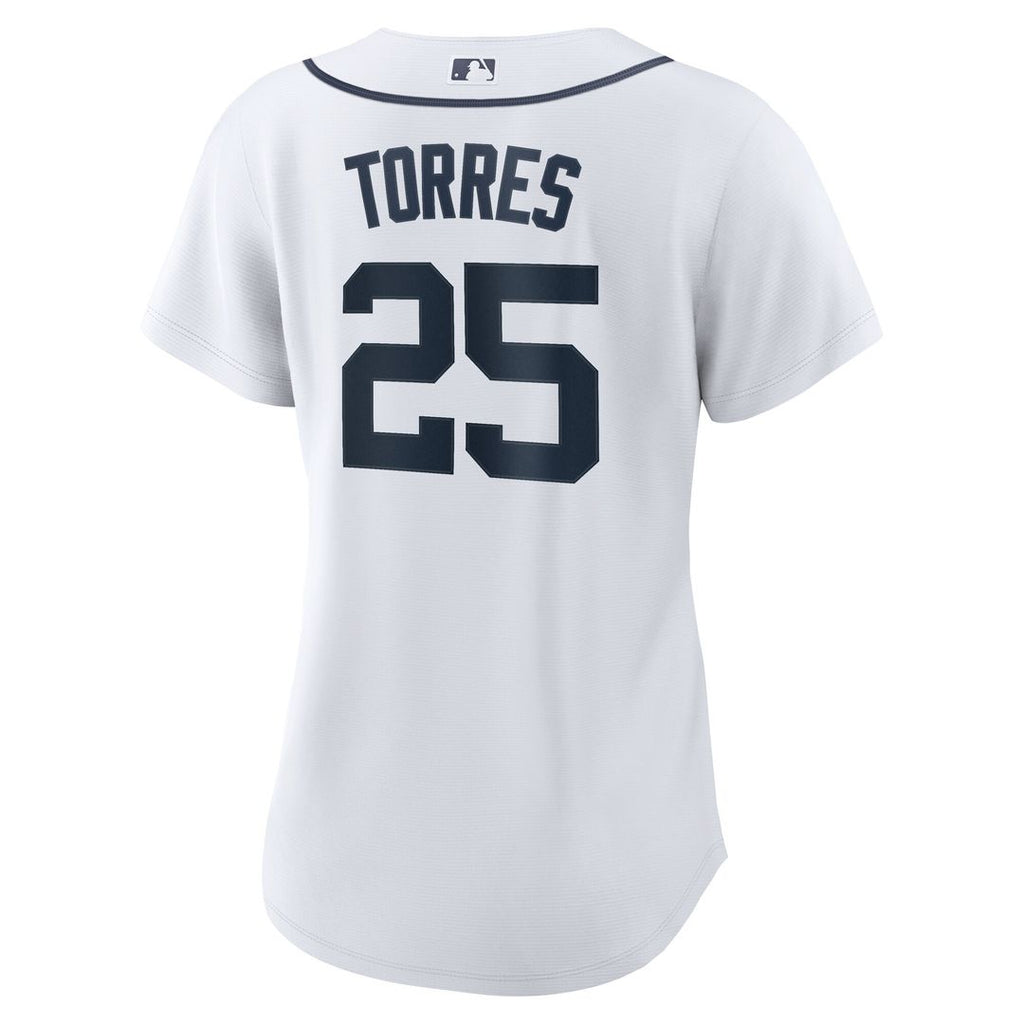 Detroit Tigers Gleyber Torres Nike Women's Home Replica Jersey - White Team Jersey Sports Fan Apparel