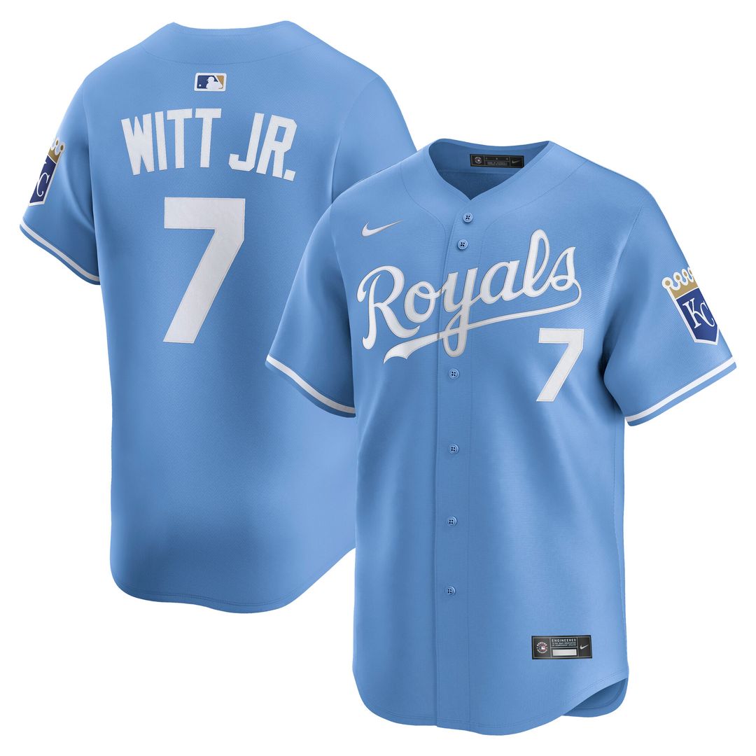 Kansas City Royals Bobby Witt Jr. Nike Home Limited Player Jersey - White Team Jersey Sports Fan Apparel