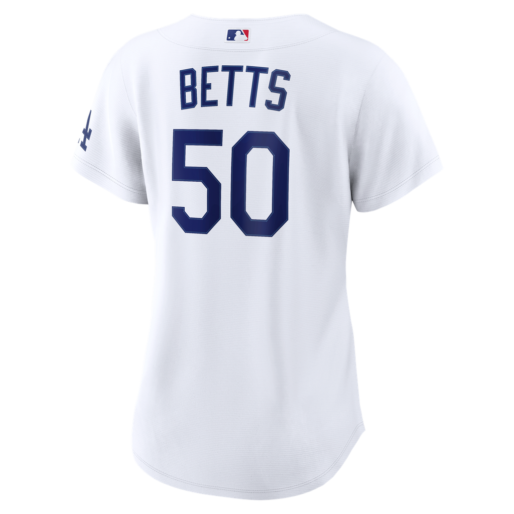 Los Angeles Dodgers Mookie Betts Nike Women's Home Stadium Jersey - White Team Jersey Sports Fan Apparel