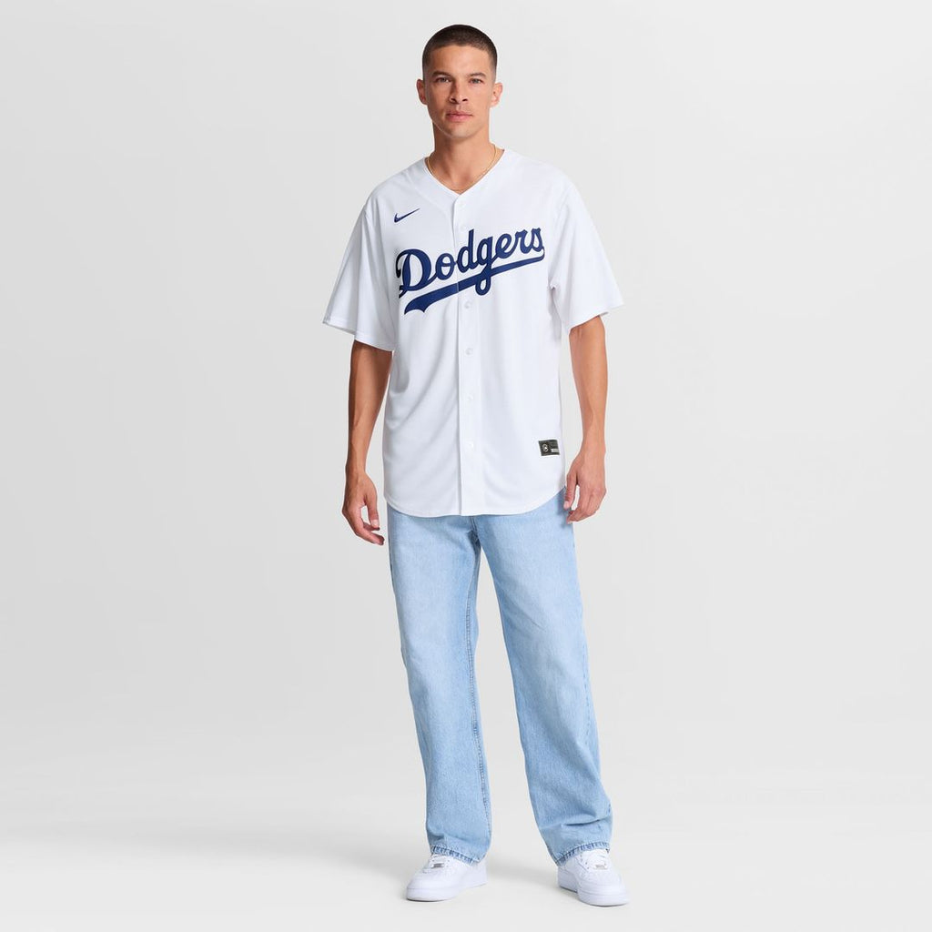 Los Angeles Dodgers Nike Home Replica Jersey - White Team Jersey Sports Fan Apparel