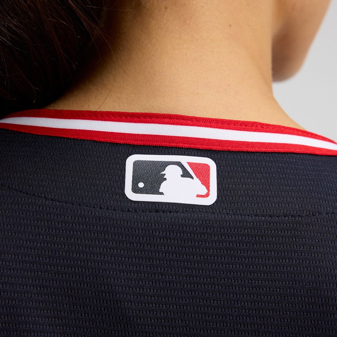 Cleveland Guardians Nike Women's Alternate Replica Jersey - Navy Team Jersey Sports Fan Apparel