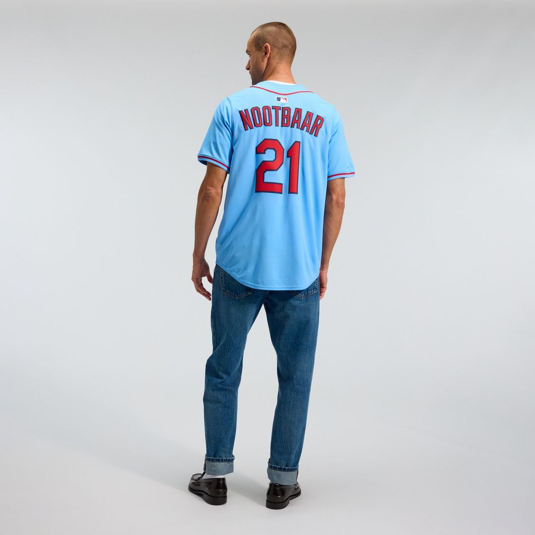 St. Louis Cardinals Lars Nootbaar Nike Alternate Limited Jersey - Light Blue Team Jersey Sports Fan Apparel