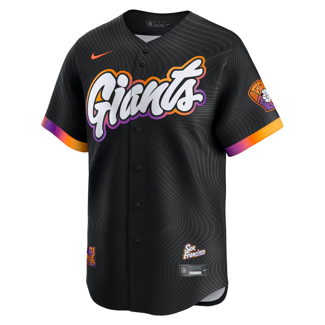 San Francisco Giants Nike 2025 City Connect Limited Jersey - Anthracite Team Jersey Sports Fan Apparel