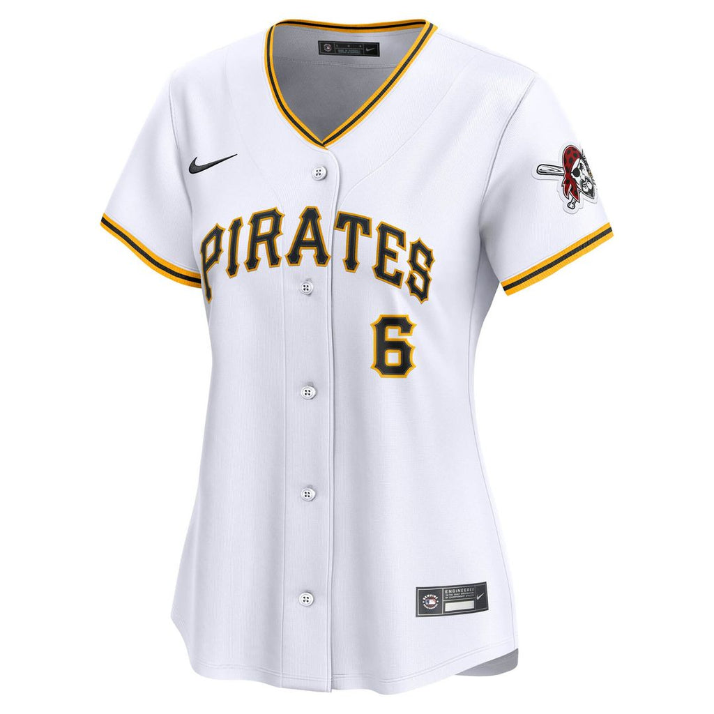 Pittsburgh Pirates Konnor Griffin Nike Women's Home Limited Jersey - White Team Jersey Sports Fan Apparel