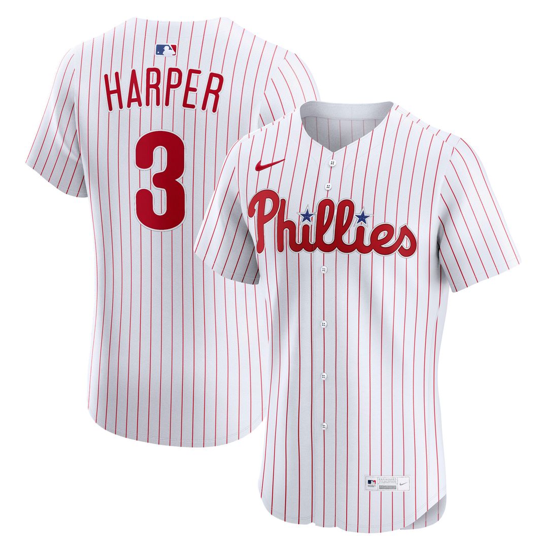 Philadelphia Phillies Bryce Harper Nike Alternate Elite Jersey - Light Blue Team Jersey Sports Fan Apparel