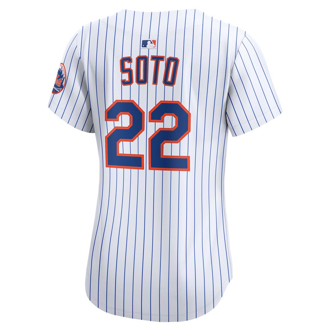 New York Mets Juan Soto Nike Women's Home Limited Player Jersey - White Team Jersey Sports Fan Apparel