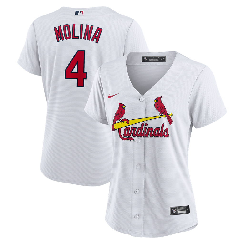 St. Louis Cardinals Yadier Molina Nike Women's Home Replica Jersey - White Team Jersey Sports Fan Apparel