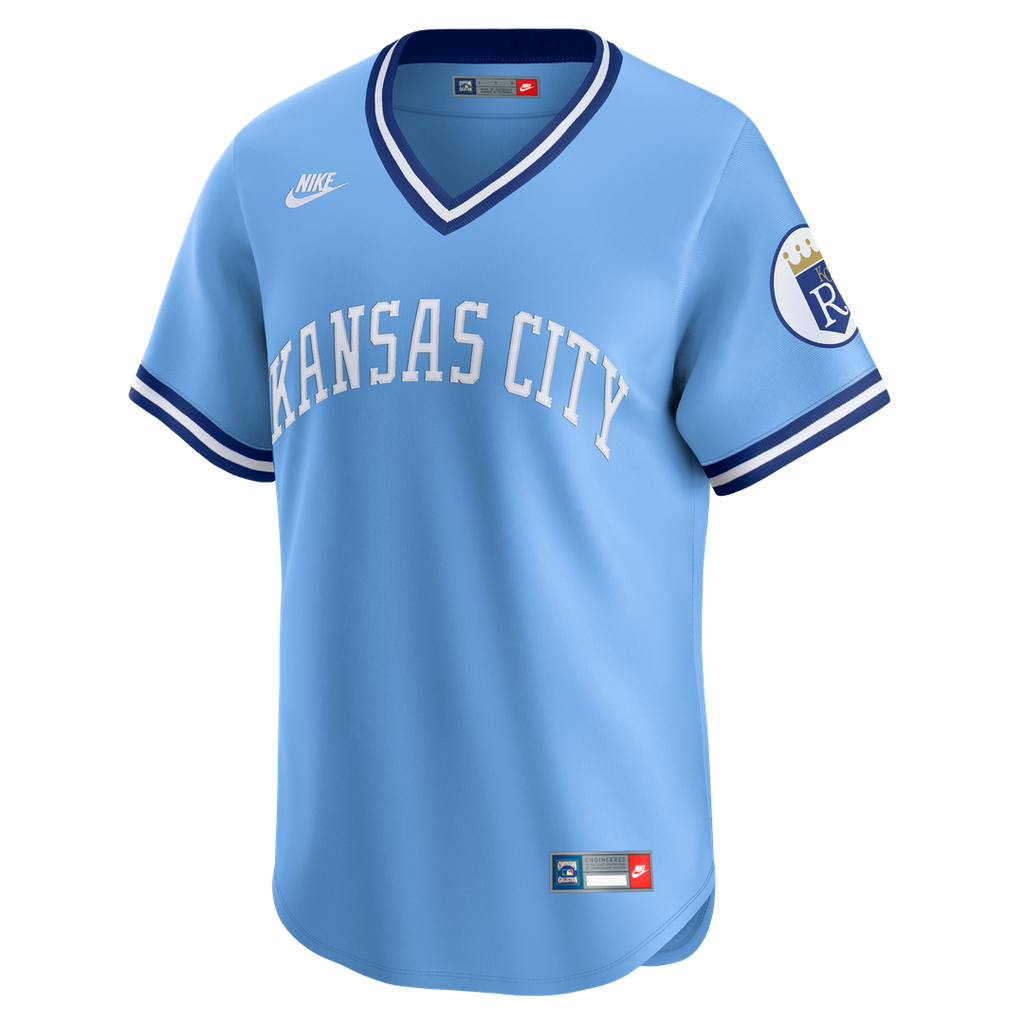 Kansas City Royals Bo Jackson Nike Throwback Cooperstown Limited Jersey - Light Blue Team Jersey Sports Fan Apparel