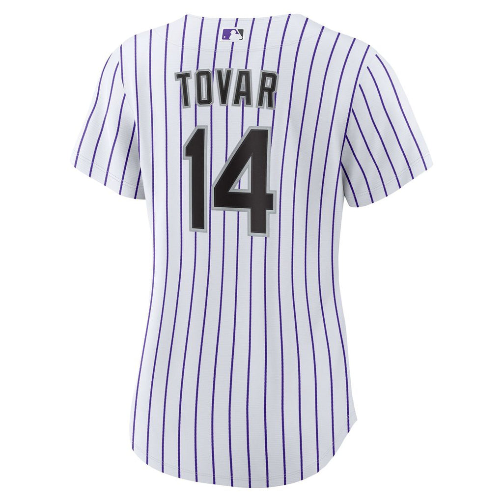 Colorado Rockies Ezequiel Tovar Nike Women's Home Replica Jersey - White Team Jersey Sports Fan Apparel