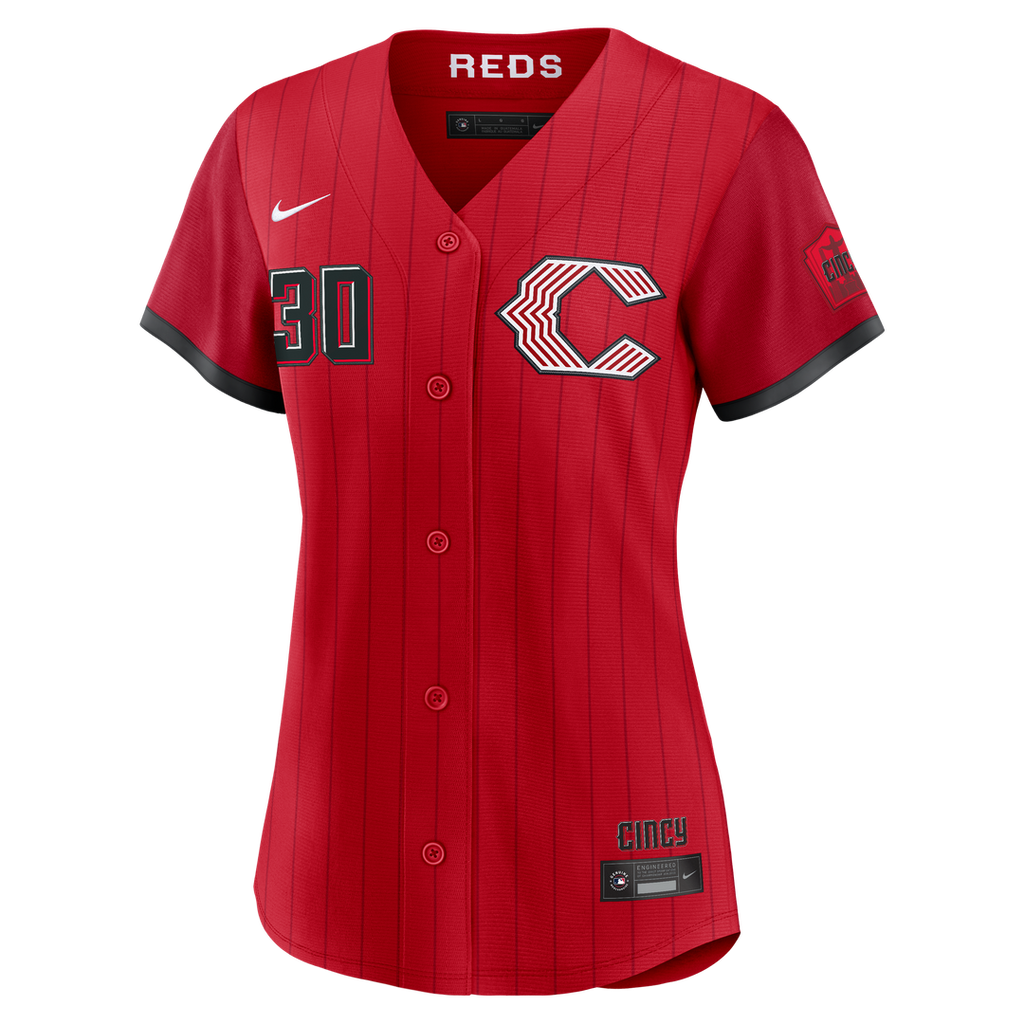 Cincinnati Reds Ken Griffey Jr. Nike Women's 2026 City Connect Stadium Jersey - Red Team Jersey Sports Fan Apparel