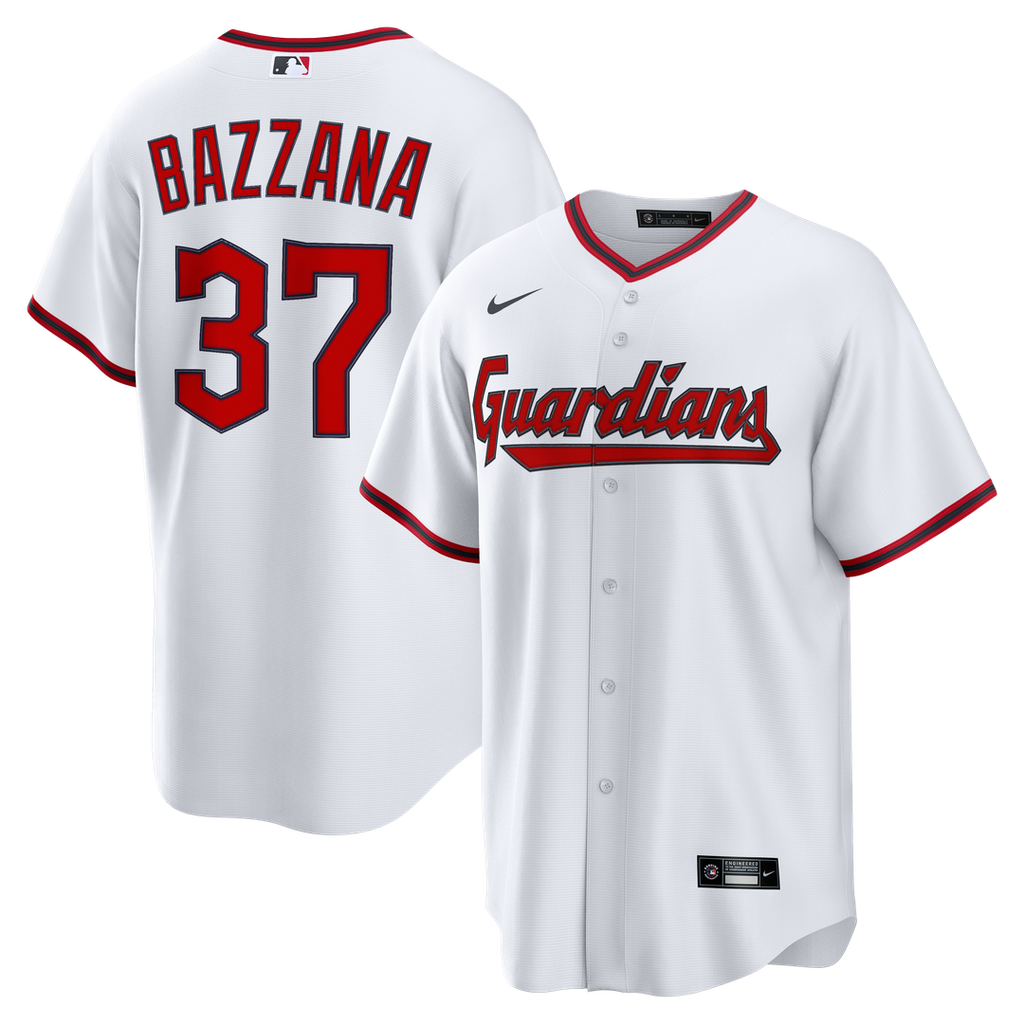 Cleveland Guardians Travis Bazzana Nike Home Replica Jersey - White Team Jersey Sports Fan Apparel