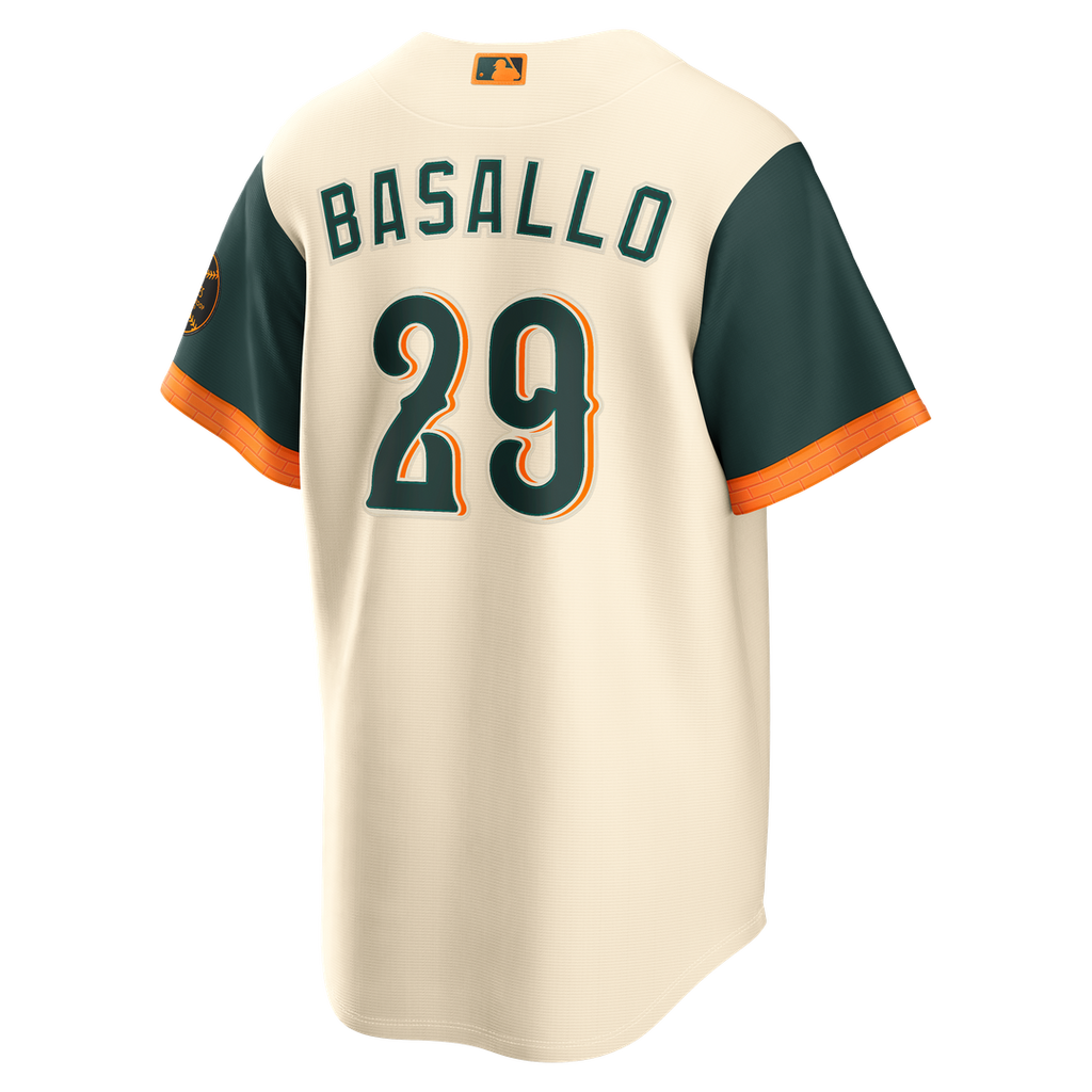Baltimore Orioles Samuel Basallo Nike 2026 City Connect Stadium Jersey - Cream Team Jersey Sports Fan Apparel