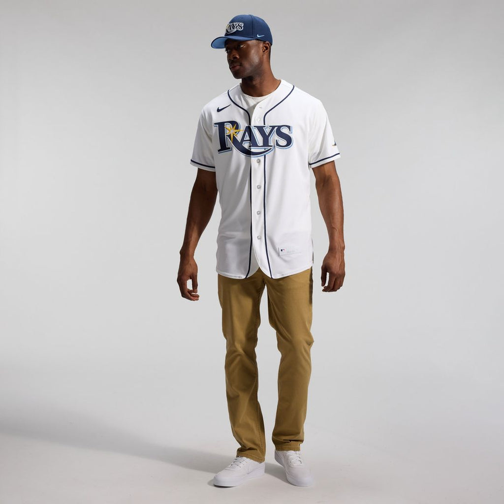 Tampa Bay Rays Nike Home Authentic Jersey - White Team Jersey Sports Fan Apparel