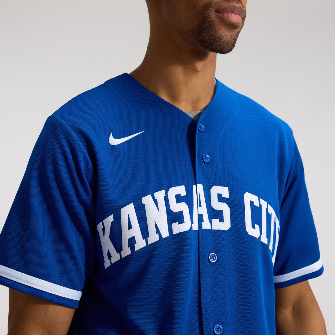 Kansas City Royals Nike Road Replica Team Jersey - Gray Team Jersey Sports Fan Apparel