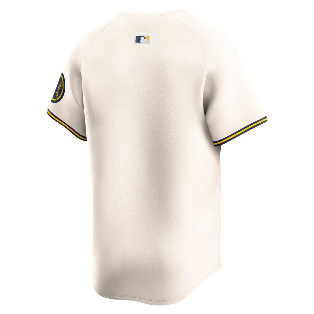 Milwaukee Brewers Nike Home Limited Jersey - Cream Team Jersey Sports Fan Apparel