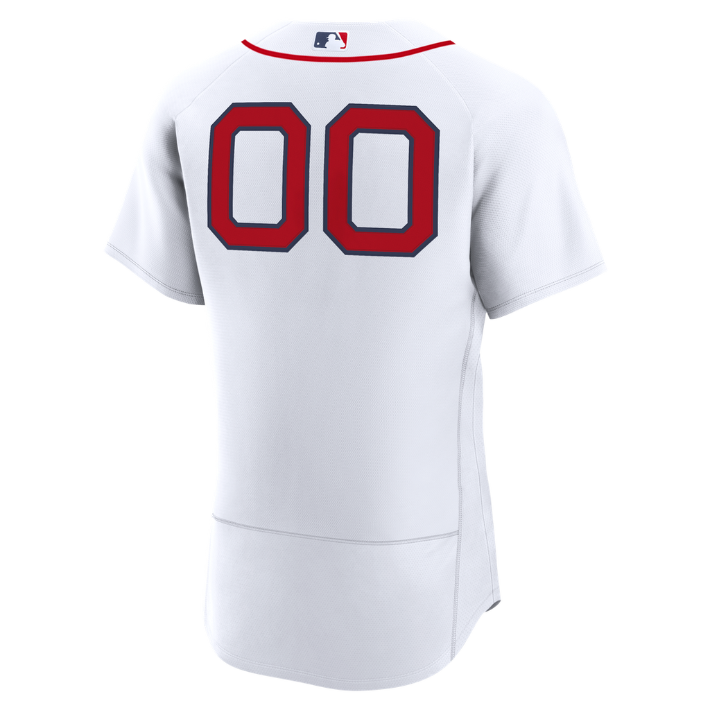Boston Red Sox Nike Home Authentic Custom Jersey - White Team Jersey Sports Fan Apparel