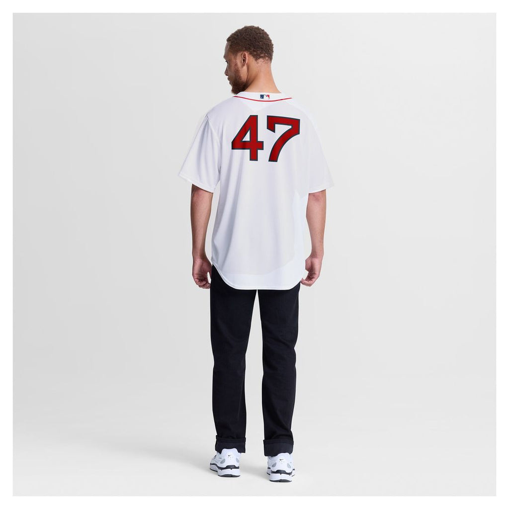 Boston Red Sox Jovani Moran Nike Home Replica Jersey - White Team Jersey Sports Fan Apparel
