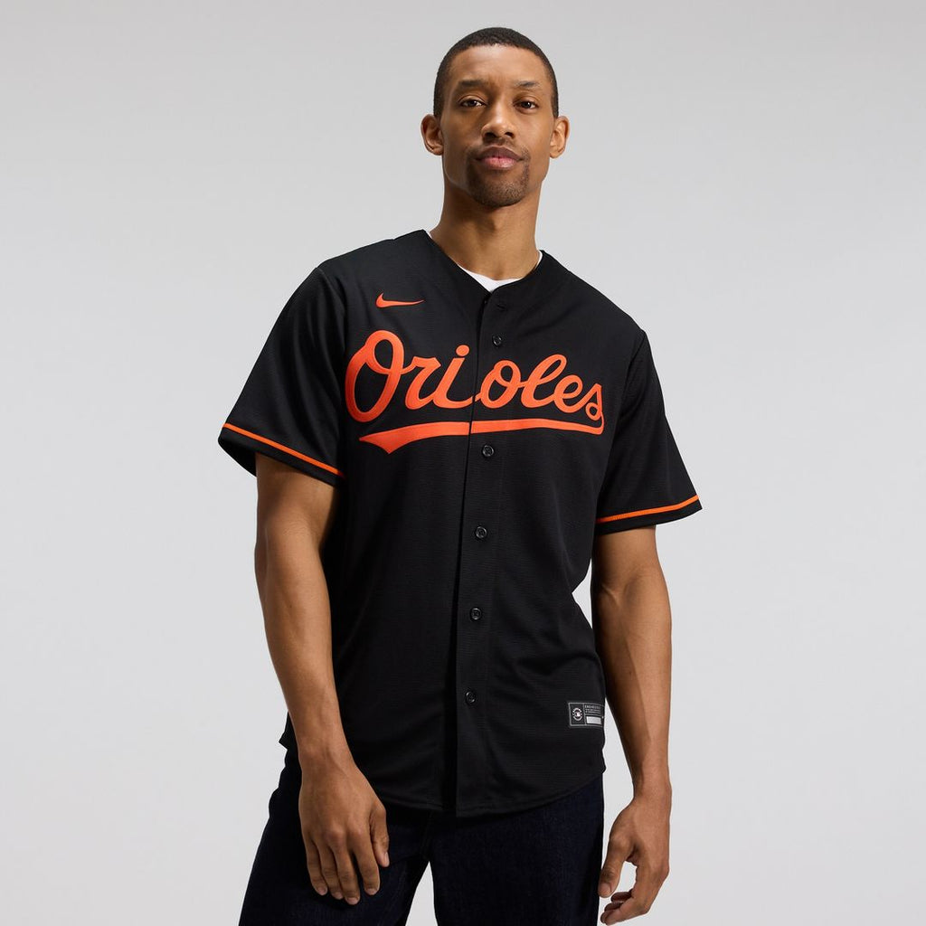 Baltimore Orioles Nike Alternate Replica Team Jersey - Black Team Jersey Sports Fan Apparel