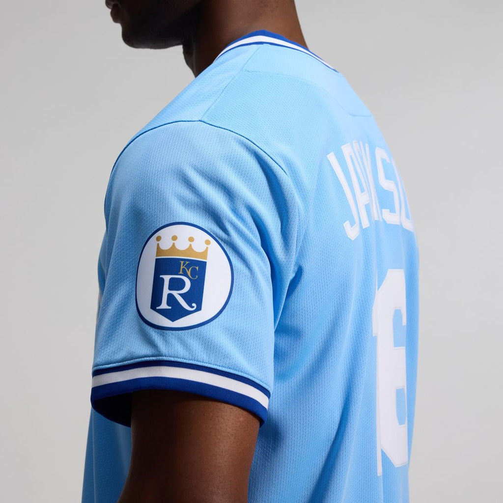 Kansas City Royals Bo Jackson Nike Throwback Cooperstown Limited Jersey - Light Blue Team Jersey Sports Fan Apparel
