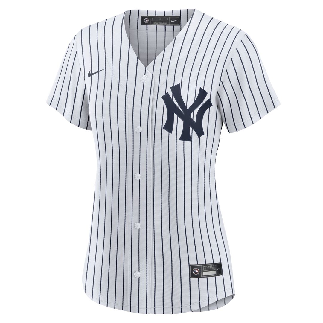 New York Yankees Derek Jeter Nike Women's Home Replica Player Jersey - White/Navy Team Jersey Sports Fan Apparel