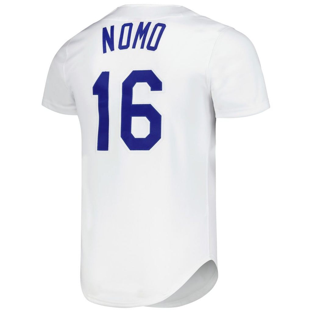 Los Angeles Dodgers Hideo Nomo Mitchell & Ness Cooperstown Authentic Jersey - White Team Jersey Sports Fan Apparel