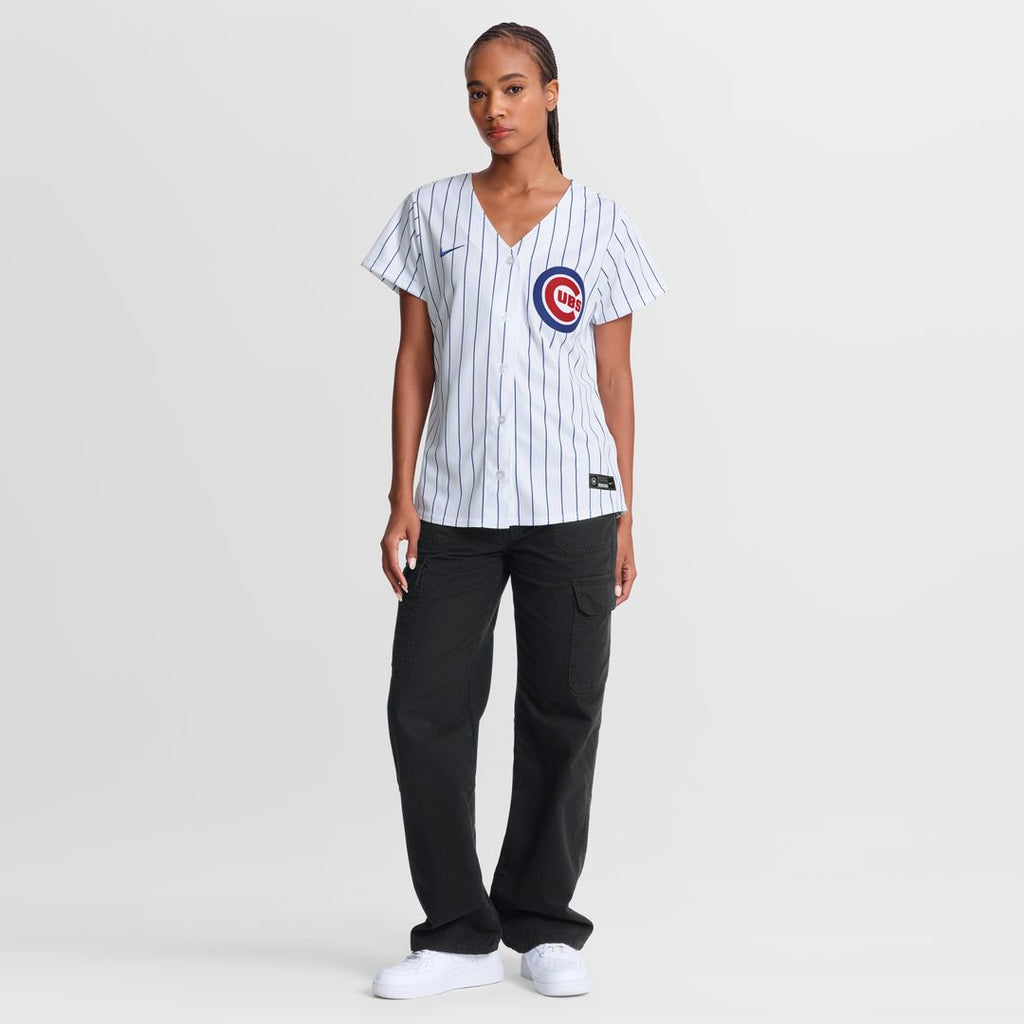 Chicago Cubs Pete Crow - Armstrong Nike Women's Home Replica Jersey - White Team Jersey Sports Fan Apparel