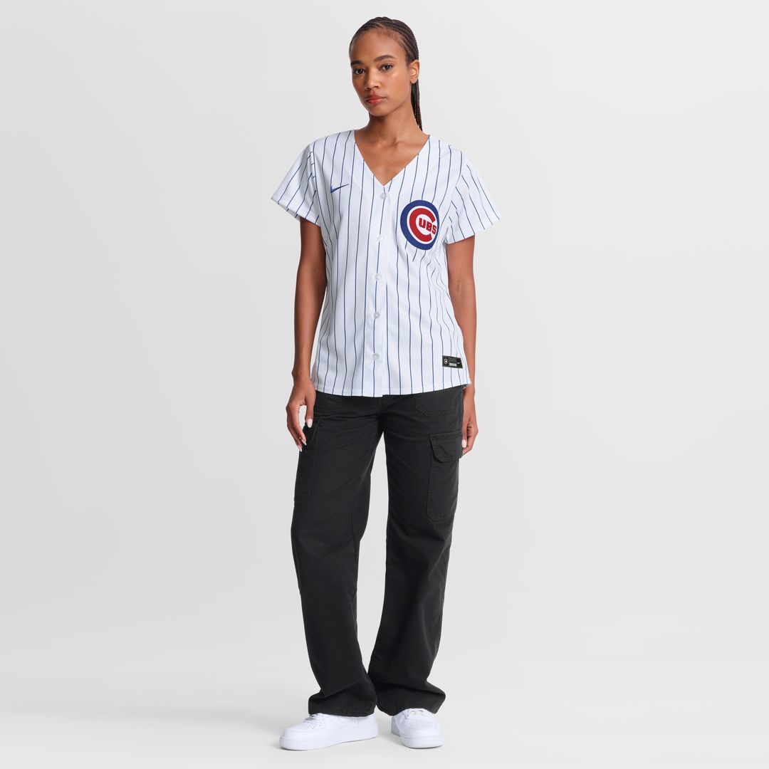 Chicago Cubs Pete Crow - Armstrong Nike Women's Home Replica Jersey - White Team Jersey Sports Fan Apparel