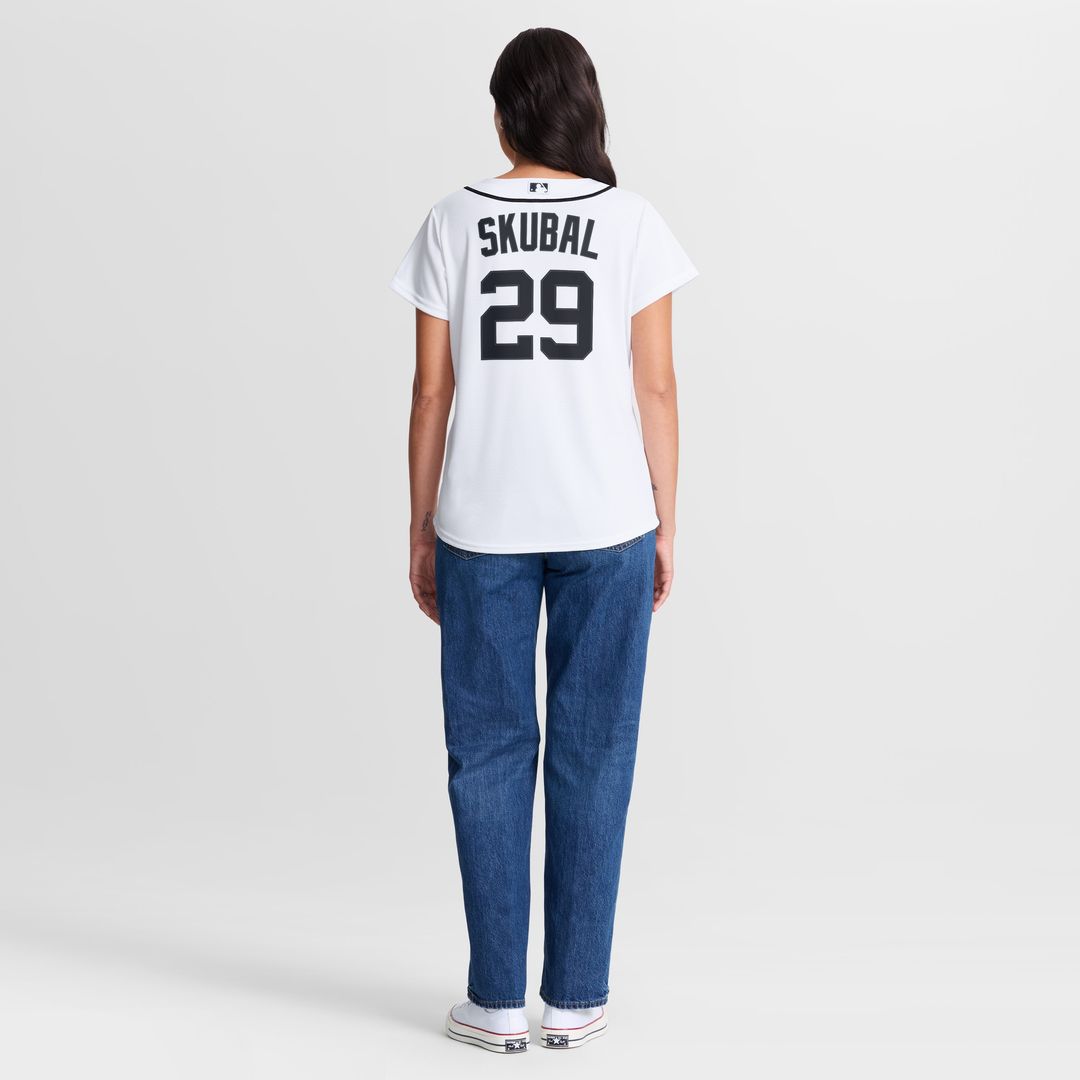Detroit Tigers Tarik Skubal Nike Women's Home Replica Jersey - White Team Jersey Sports Fan Apparel