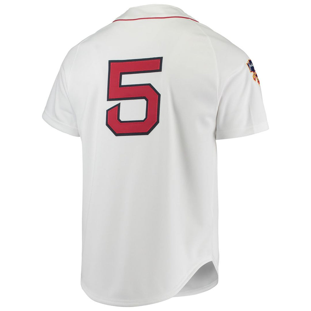 Boston Red Sox Nomar Garciaparra Mitchell & Ness 1997 Cooperstown Authentic Jersey - White Team Jersey Sports Fan Apparel