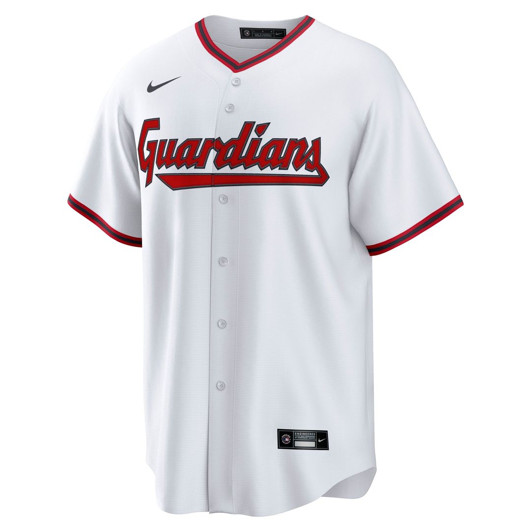 Cleveland Guardians José Ramírez Nike Home Replica Jersey - White Team Jersey Sports Fan Apparel