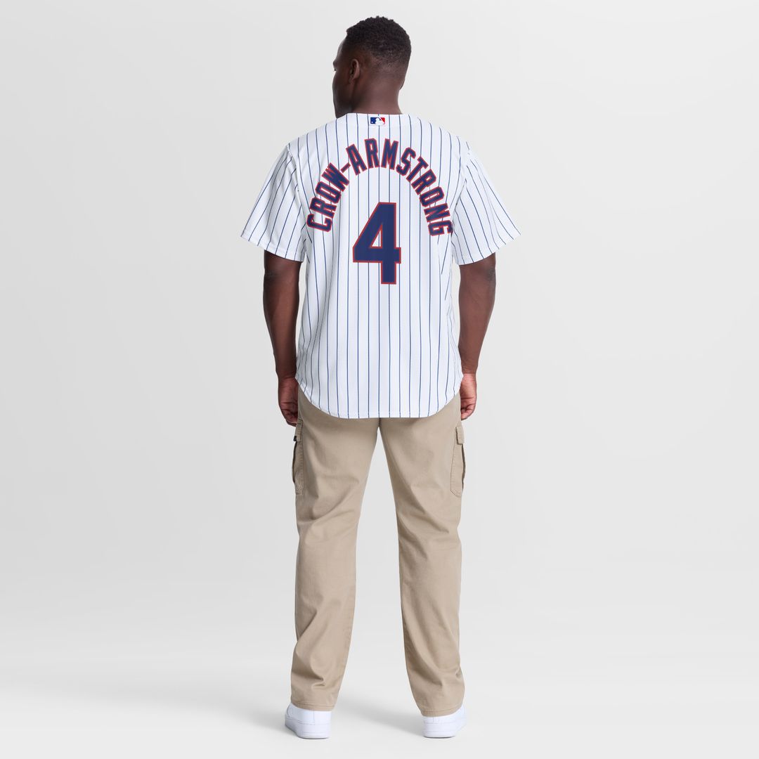 Chicago Cubs Pete Crow - Armstrong Nike Home Replica Jersey - White Team Jersey Sports Fan Apparel