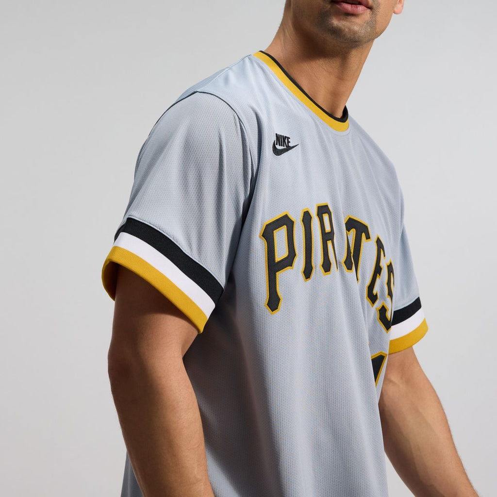 Pittsburgh Pirates Roberto Clemente Nike Throwback Cooperstown Limited Jersey - Gray Team Jersey Sports Fan Apparel