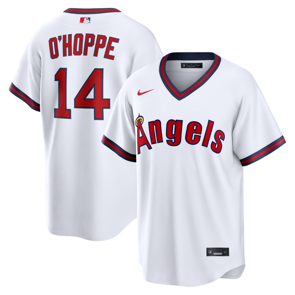 Los Angeles Angels Logan O'Hoppe Nike Alternate Replica Jersey - White Team Jersey Sports Fan Apparel