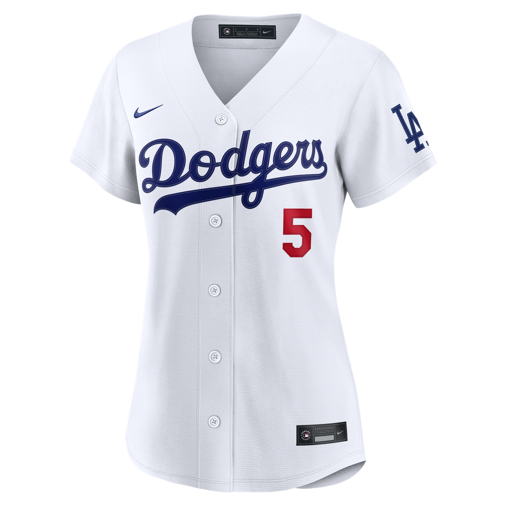 Los Angeles Dodgers Freddie Freeman Nike Women's Home Stadium Jersey - White Team Jersey Sports Fan Apparel