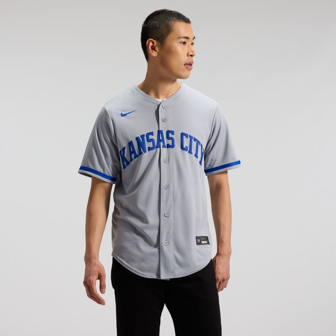 Kansas City Royals Bobby Witt Jr. Nike Road Replica Jersey - Gray Team Jersey Sports Fan Apparel