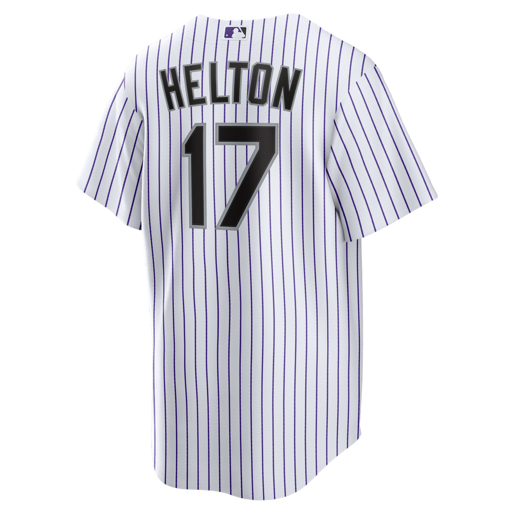 Colorado Rockies Todd Helton Nike Home Retired Player Replica Jersey - White Team Jersey Sports Fan Apparel