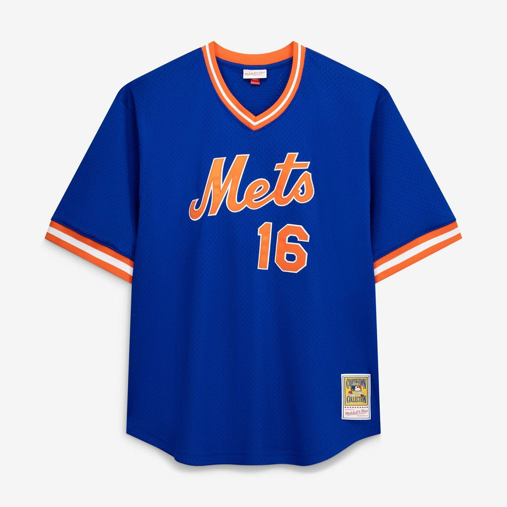 New York Mets Dwight Gooden Profile Big & Tall Cooperstown Mesh Batting Practice Jersey - Royal Team Jersey Sports Fan Apparel
