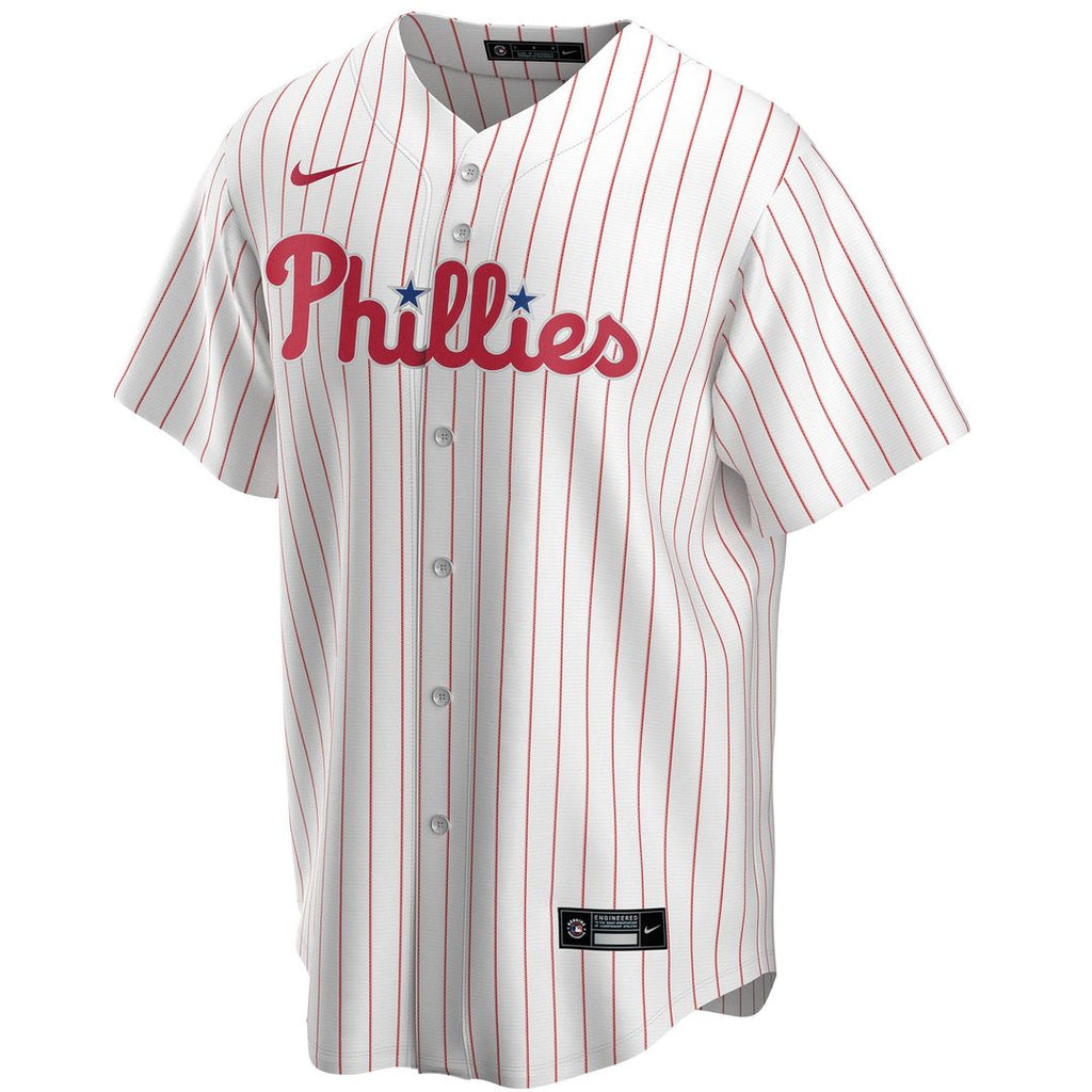 Philadelphia Phillies Nike Home Replica Custom Jersey - White Team Jersey Sports Fan Apparel
