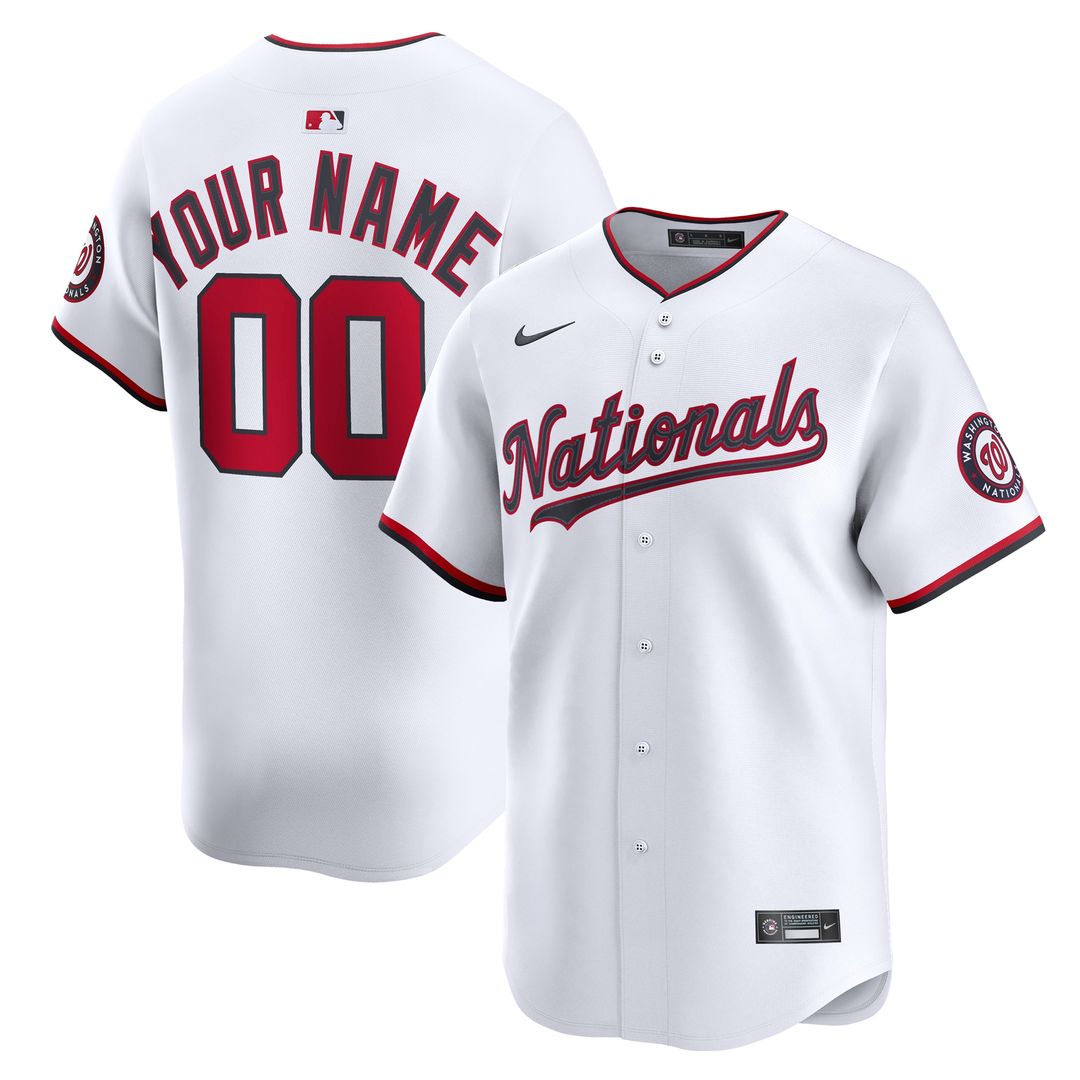 Washington Nationals Nike Alternate Limited Custom Jersey - Navy Team Jersey Sports Fan Apparel
