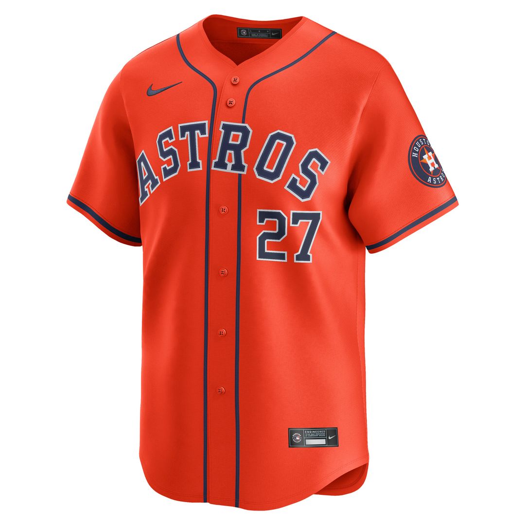 Houston Astros Jose Altuve Nike Home Limited Player Jersey - White Team Jersey Sports Fan Apparel