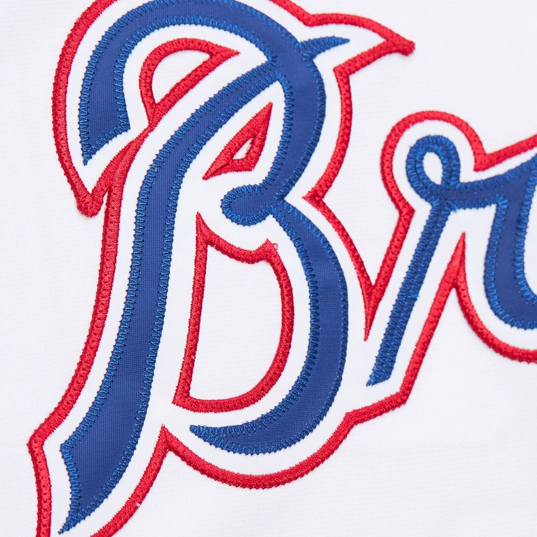 Atlanta Braves John Smoltz Mitchell & Ness 2004 Cooperstown Authentic Throwback Jersey - White Team Jersey Sports Fan Apparel