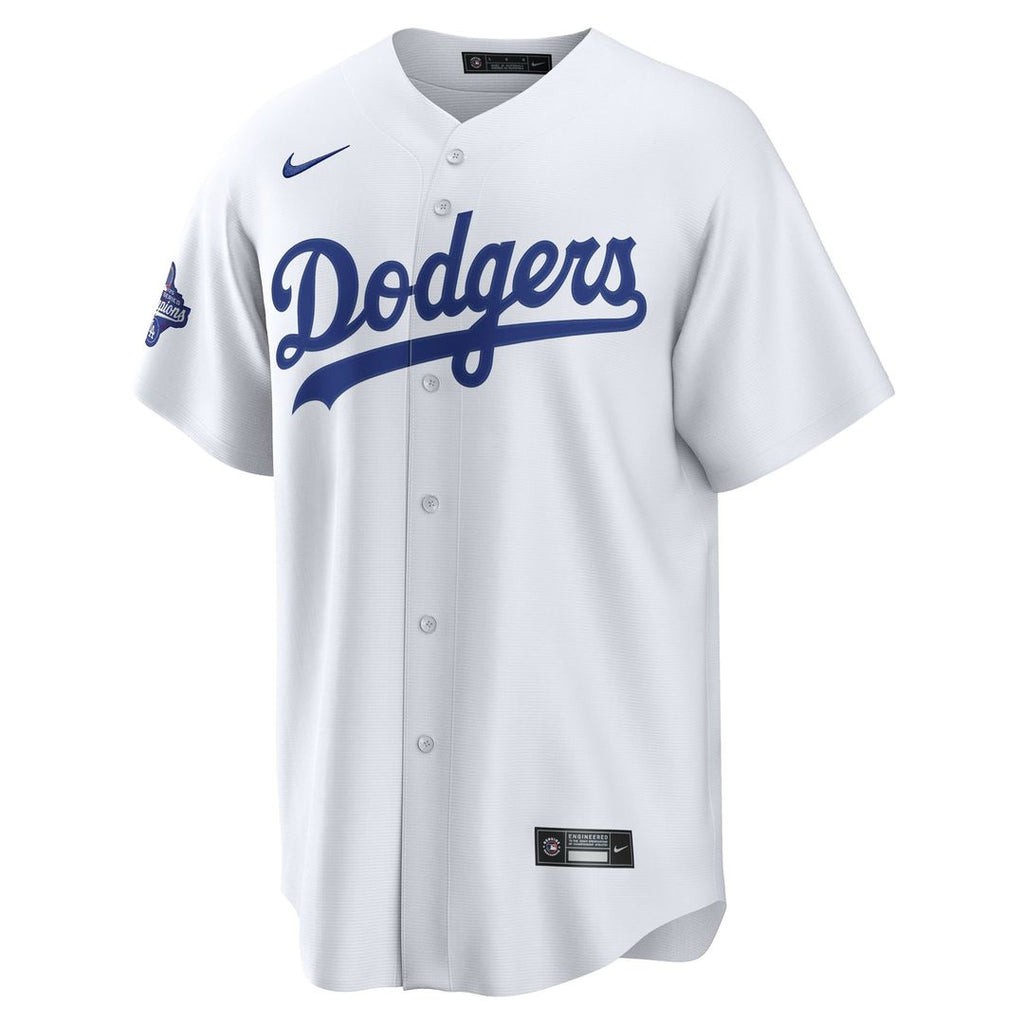 Los Angeles Dodgers Enrique Hernández Nike Home 2025 World Series Champions Replica Jersey - White Team Jersey Sports Fan Apparel
