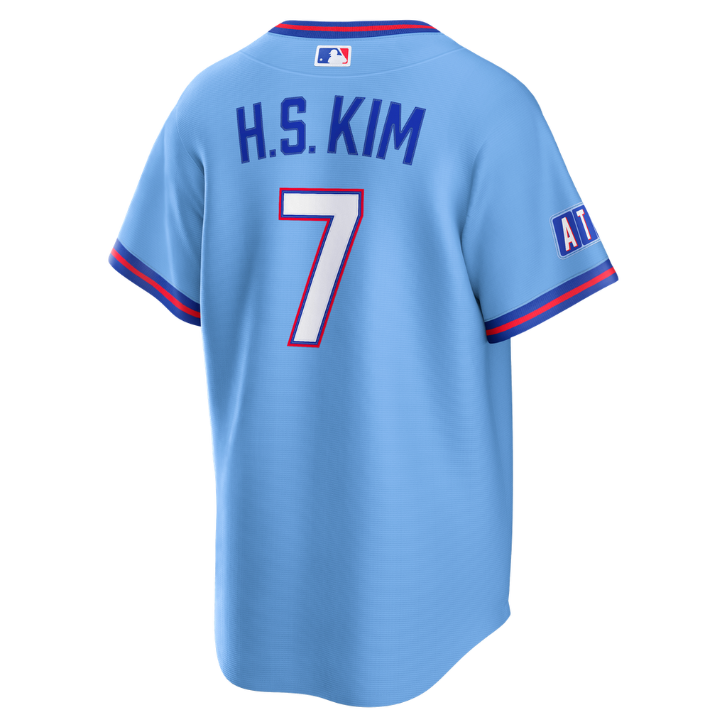 Atlanta Braves Ha - Seong Kim Nike 2026 City Connect Stadium Jersey - Powder Blue Team Jersey Sports Fan Apparel