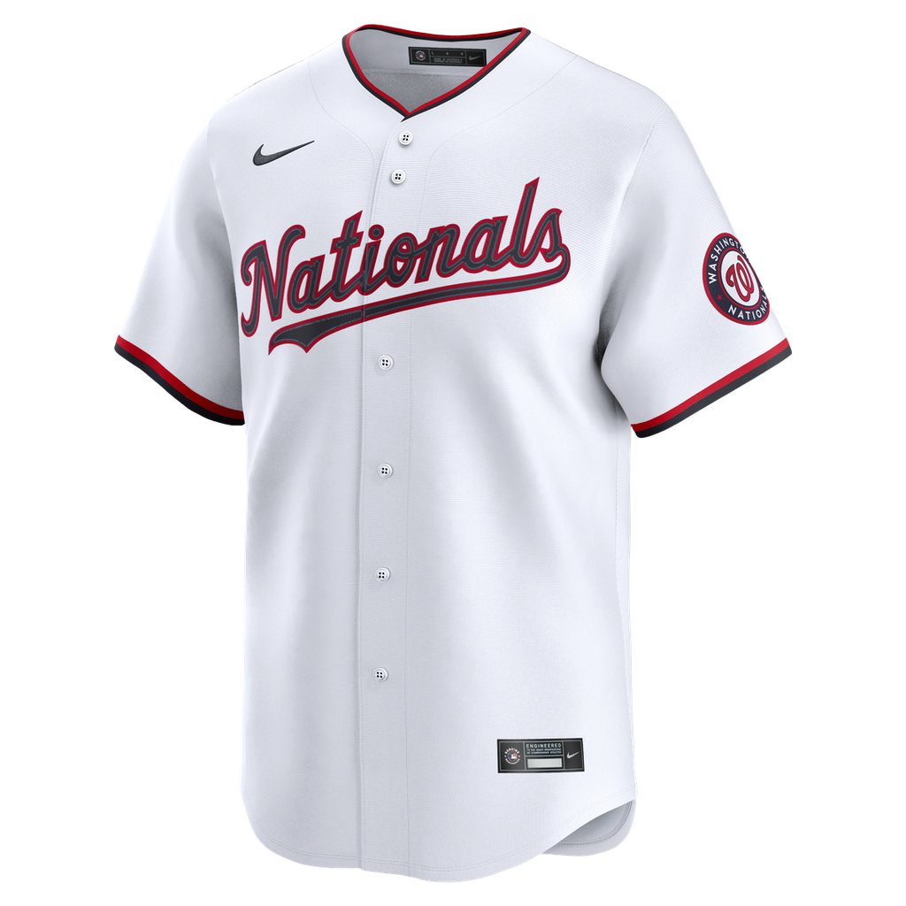Washington Nationals Nike Home Limited Jersey - White Team Jersey Sports Fan Apparel