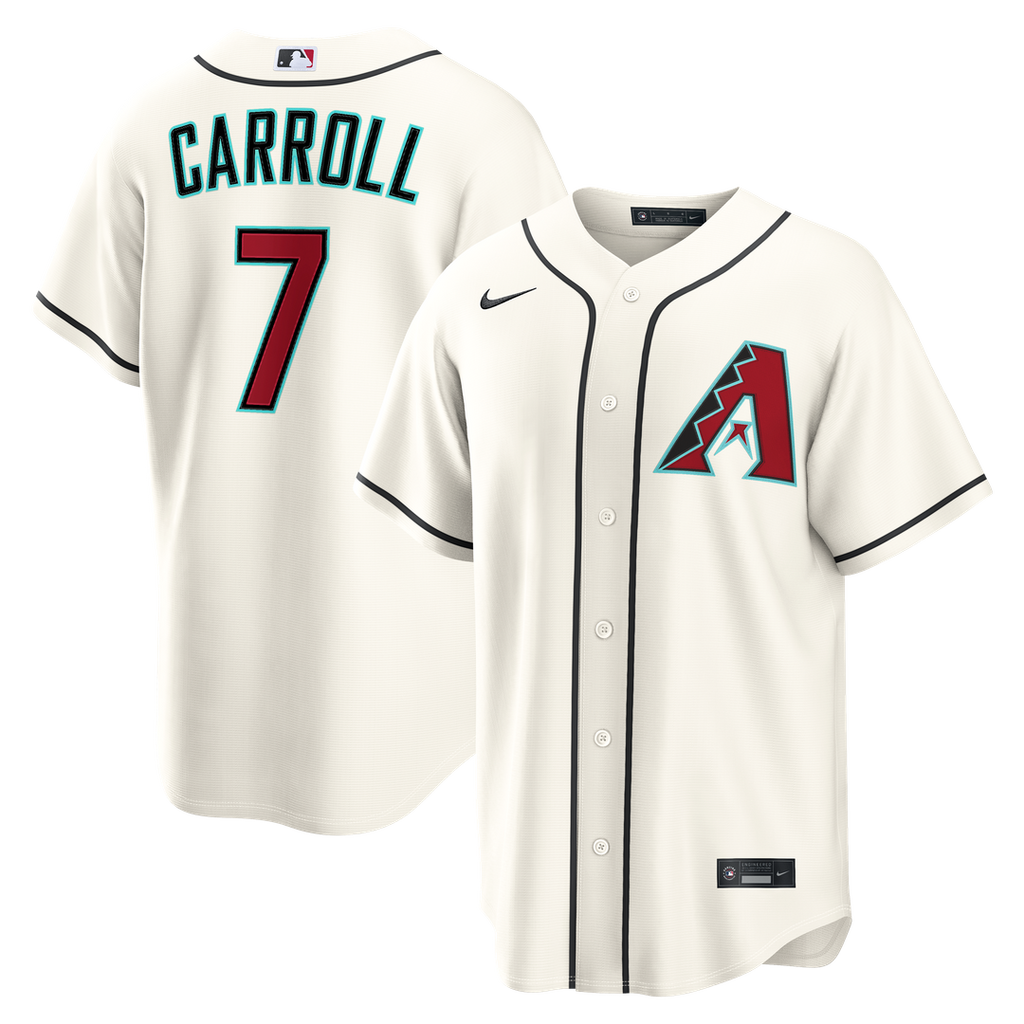 Arizona Diamondbacks Corbin Carroll Nike Home Replica Jersey - Cream Team Jersey Sports Fan Apparel